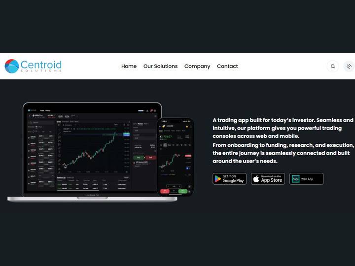 Centroid C2C web and mobile trading platform