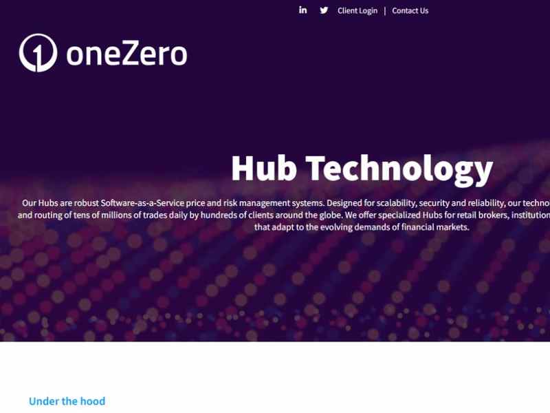 oneZero Hub Technology official product page
