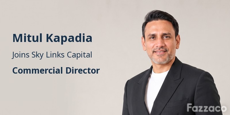 Dubai financial district skyline representing Sky Links Capital and Mitul Kapadia appointment